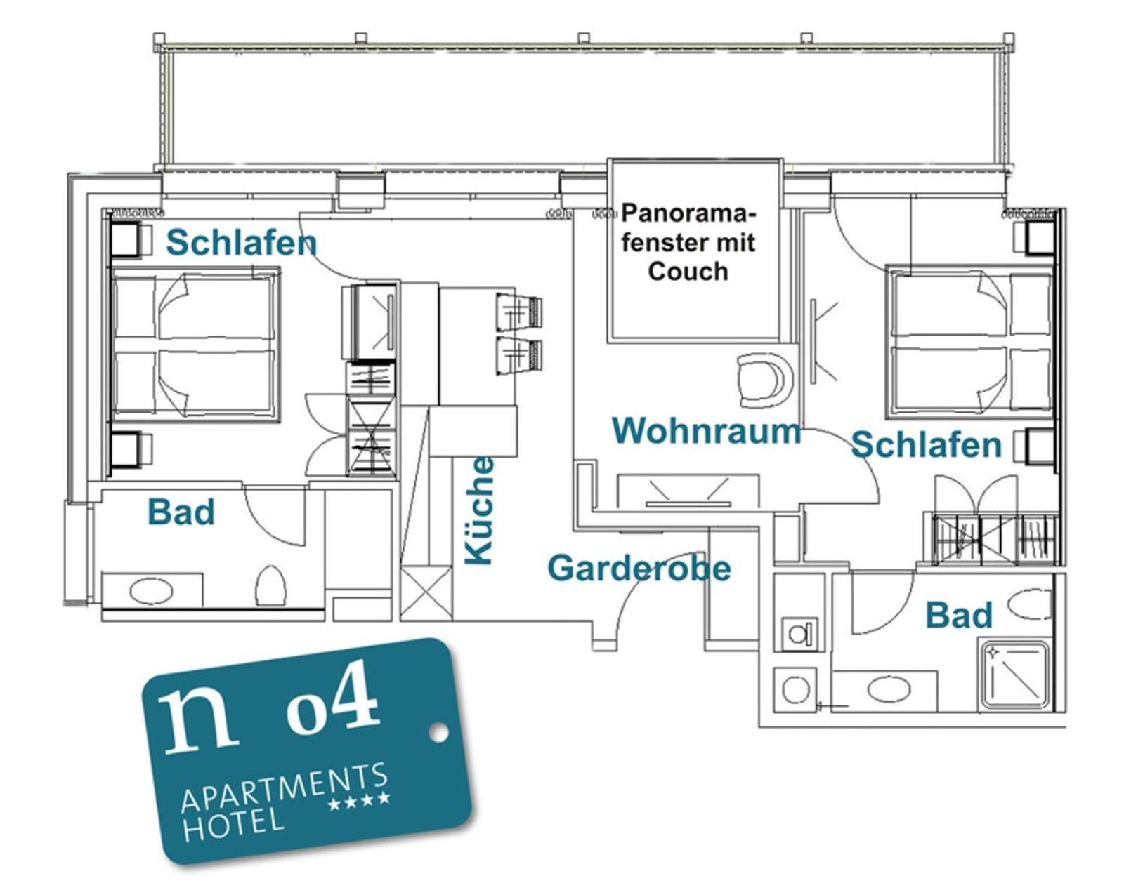 N Apartments Hotel Schoppernau Ruang foto