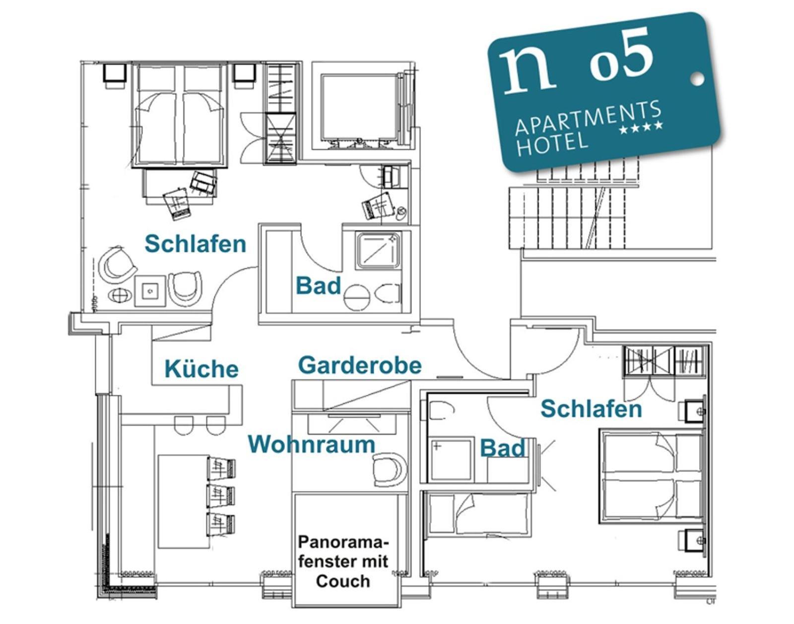 N Apartments Hotel Schoppernau Ruang foto